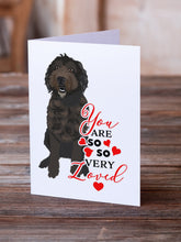 Load image into Gallery viewer, Doodle Chocolate #1 so Loved Greeting Cards -  Blank Note Cards – 8-Pack of Artist-Designed Cards with Envelopes
