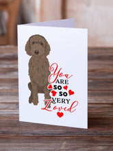 Load image into Gallery viewer, Doodle Chocolate #2 so Loved Greeting Cards -  Blank Note Cards – 8-Pack of Artist-Designed Cards with Envelopes