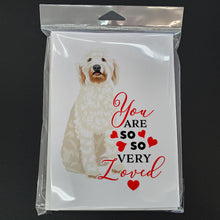 Load image into Gallery viewer, Doodle Cream #6 so Loved Greeting Cards -  Blank Note Cards – 8-Pack of Artist-Designed Cards with Envelopes