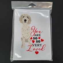 Load image into Gallery viewer, Doodle Cream #7 so Loved Greeting Cards -  Blank Note Cards – 8-Pack of Artist-Designed Cards with Envelopes