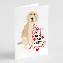 Load image into Gallery viewer, Doodle Fawn #2 so Loved Greeting Cards -  Blank Note Cards – 8-Pack of Artist-Designed Cards with Envelopes