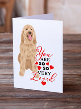 Load image into Gallery viewer, Doodle Fawn #3 so Loved Greeting Cards -  Blank Note Cards – 8-Pack of Artist-Designed Cards with Envelopes