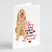 Load image into Gallery viewer, Doodle Fawn #3 so Loved Greeting Cards -  Blank Note Cards – 8-Pack of Artist-Designed Cards with Envelopes