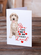 Load image into Gallery viewer, Doodle Fawn #5 so Loved Greeting Cards -  Blank Note Cards – 8-Pack of Artist-Designed Cards with Envelopes