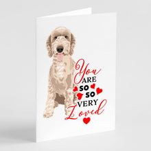 Load image into Gallery viewer, Doodle Fawn #5 so Loved Greeting Cards -  Blank Note Cards – 8-Pack of Artist-Designed Cards with Envelopes