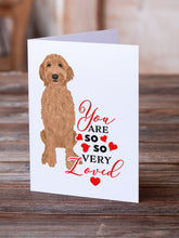 Load image into Gallery viewer, Doodle Liver #3 so Loved Greeting Cards -  Blank Note Cards – 8-Pack of Artist-Designed Cards with Envelopes