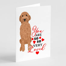 Load image into Gallery viewer, Doodle Liver #3 so Loved Greeting Cards -  Blank Note Cards – 8-Pack of Artist-Designed Cards with Envelopes