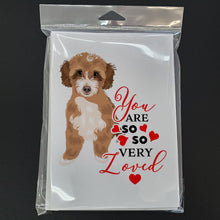 Load image into Gallery viewer, Doodle Tricolor #2 so Loved Greeting Cards -  Blank Note Cards – 8-Pack of Artist-Designed Cards with Envelopes