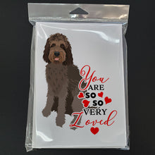 Load image into Gallery viewer, Doodle Tricolor #3 so Loved Greeting Cards -  Blank Note Cards – 8-Pack of Artist-Designed Cards with Envelopes