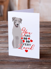 Load image into Gallery viewer, Labrador Retriever Gray so Loved Greeting Cards -  Blank Note Cards – 8-Pack of Artist-Designed Cards with Envelopes
