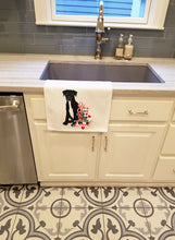 Load image into Gallery viewer, Pit Bull Black #1 so Loved White Kitchen Towel Set of 2