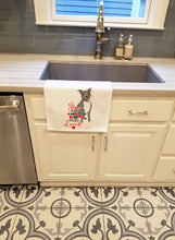 Load image into Gallery viewer, Pit Bull Blue #1 so Loved White Kitchen Towel Set of 2