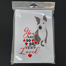 Load image into Gallery viewer, Pit Bull Blue #4 so Loved Greeting Cards -  Blank Note Cards – 8-Pack of Artist-Designed Cards with Envelopes