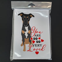 Load image into Gallery viewer, Rottweiler Black and Tan #6 so Loved Greeting Cards -  Blank Note Cards – 8-Pack of Artist-Designed Cards with Envelopes