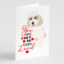 Load image into Gallery viewer, Shih-Tzu Gold #7 so Loved Greeting Cards -  Blank Note Cards – 8-Pack of Artist-Designed Cards with Envelopes