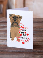 Load image into Gallery viewer, Yorkie Chocolate #1 so Loved Greeting Cards -  Blank Note Cards – 8-Pack of Artist-Designed Cards with Envelopes