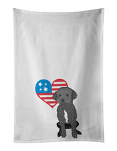 Load image into Gallery viewer, Doodle Black and White #1 Patriotic White Kitchen Towel Set of 2
