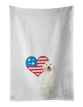 Load image into Gallery viewer, Doodle Cream #6 Patriotic White Kitchen Towel Set of 2