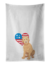 Load image into Gallery viewer, Doodle Liver #2 Patriotic White Kitchen Towel Set of 2