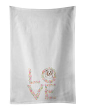 Load image into Gallery viewer, Australian Shepherd #4 LOVE White Kitchen Towel Set of 2