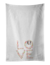 Load image into Gallery viewer, Australian Shepherd #6 LOVE White Kitchen Towel Set of 2