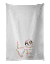 Load image into Gallery viewer, Australian Shepherd #7 LOVE White Kitchen Towel Set of 2