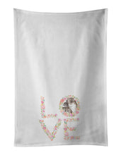 Load image into Gallery viewer, Boxer #5 LOVE White Kitchen Towel Set of 2