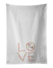 Load image into Gallery viewer, Bull Terrier #1 LOVE White Kitchen Towel Set of 2