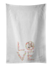 Load image into Gallery viewer, Bull Terrier #2 LOVE White Kitchen Towel Set of 2