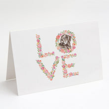 Load image into Gallery viewer, Dachshund #11 LOVE Greeting Cards -  Blank Note Cards – 8-Pack of Artist-Designed Cards with Envelopes