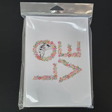 Load image into Gallery viewer, Dalmatian #4 LOVE Greeting Cards -  Blank Note Cards – 8-Pack of Artist-Designed Cards with Envelopes
