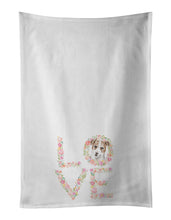 Load image into Gallery viewer, Jack Russell Terrier #3 LOVE White Kitchen Towel Set of 2