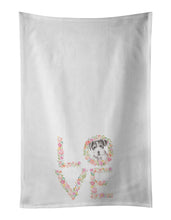 Load image into Gallery viewer, Jack Russell Terrier #5 LOVE White Kitchen Towel Set of 2