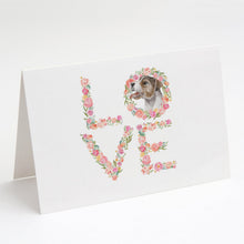 Load image into Gallery viewer, Jack Russell Terrier #6 LOVE Greeting Cards -  Blank Note Cards – 8-Pack of Artist-Designed Cards with Envelopes