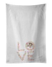 Load image into Gallery viewer, Jack Russell Terrier #6 LOVE White Kitchen Towel Set of 2