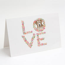 Load image into Gallery viewer, Labrador Retriever #8 LOVE Greeting Cards -  Blank Note Cards – 8-Pack of Artist-Designed Cards with Envelopes