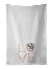 Load image into Gallery viewer, Pug #2 LOVE White Kitchen Towel Set of 2