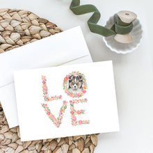 Load image into Gallery viewer, Sheltie #1 LOVE Greeting Cards -  Blank Note Cards – 8-Pack of Artist-Designed Cards with Envelopes