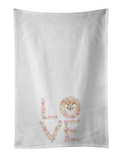 Load image into Gallery viewer, Shiba Inu #1 LOVE White Kitchen Towel Set of 2