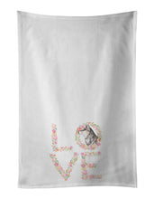 Load image into Gallery viewer, Shiba Inu #3 LOVE White Kitchen Towel Set of 2