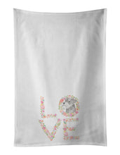 Load image into Gallery viewer, Schnauzer #1 LOVE White Kitchen Towel Set of 2