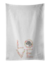 Load image into Gallery viewer, Giant Schnauzer LOVE White Kitchen Towel Set of 2