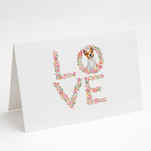 Load image into Gallery viewer, Basenji Love Greeting Cards -  Blank Note Cards – 8-Pack of Artist-Designed Cards with Envelopes