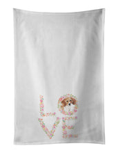Load image into Gallery viewer, Beagle #2 Love White Kitchen Towel Set of 2 Dish Towels