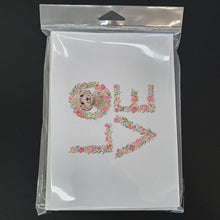 Load image into Gallery viewer, Champagne Cockapoo Love Greeting Cards -  Blank Note Cards – 8-Pack of Artist-Designed Cards with Envelopes