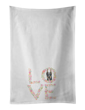Load image into Gallery viewer, Doberman Pinscher #2 Love White Kitchen Towel Set of 2 Dish Towels