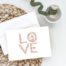 Load image into Gallery viewer, Maltese Love Greeting Cards -  Blank Note Cards – 8-Pack of Artist-Designed Cards with Envelopes