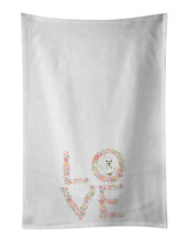 Load image into Gallery viewer, Maltese Love White Kitchen Towel Set of 2 Dish Towels