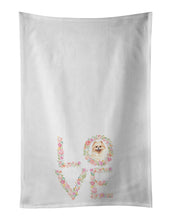 Load image into Gallery viewer, Pomeranian #2 Love White Kitchen Towel Set of 2 Dish Towels