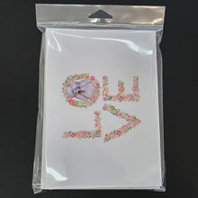 Load image into Gallery viewer, White Standard Poodle Love Greeting Cards -  Blank Note Cards – 8-Pack of Artist-Designed Cards with Envelopes